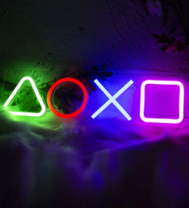 Playstation neon lamp