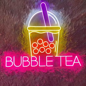 Bubble Tea neon lamp - LED neon dranken sign