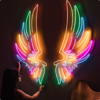 Colourful Wings Neon Sign