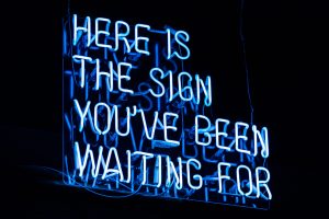 neon sign